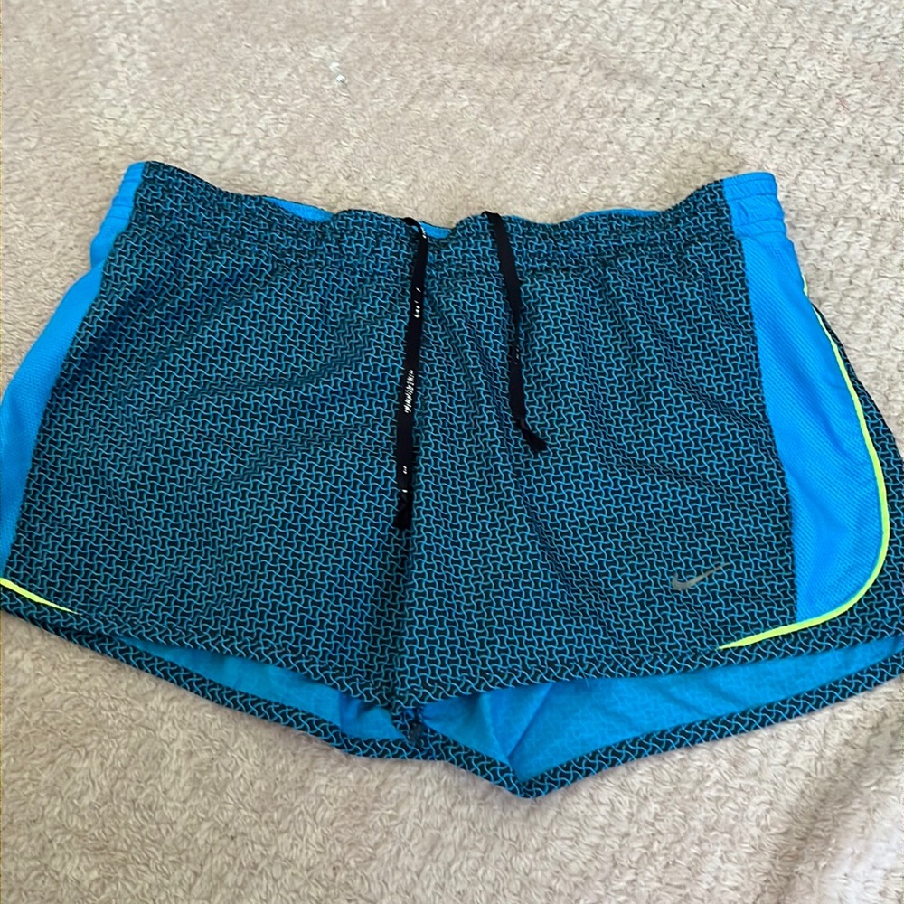 Blue Nike dry fit shorts